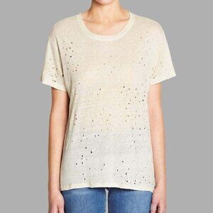 EUC Iro Sijae Distressed Tee Natural Size M